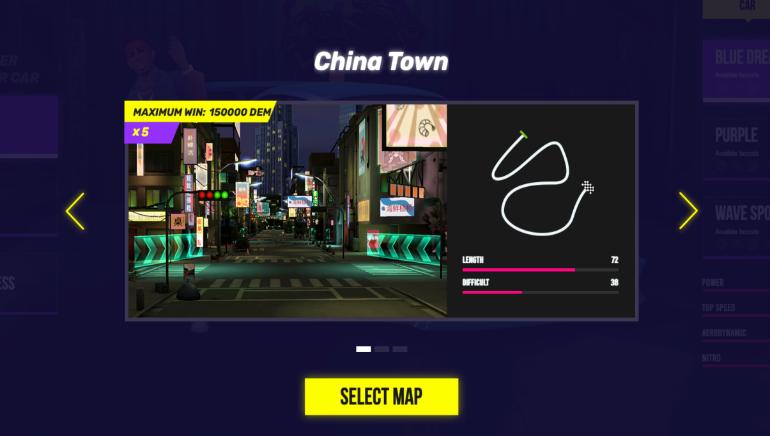Adrenaline Rush 3D Racing Game - Select A Map