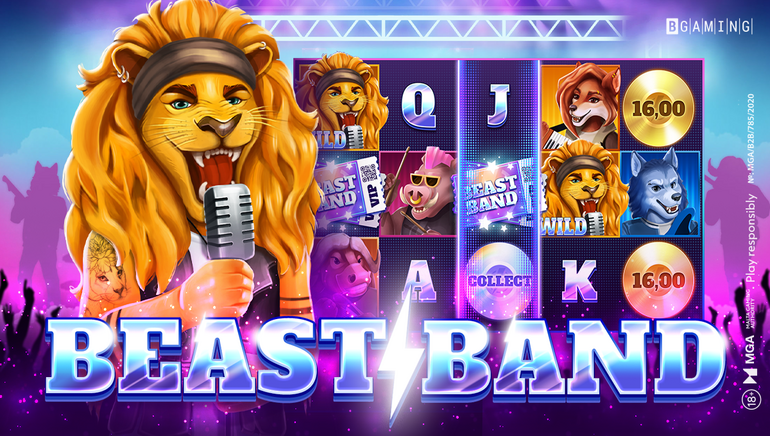 BGaming Launch the Wild Beast Band for a Rock Concert Experience