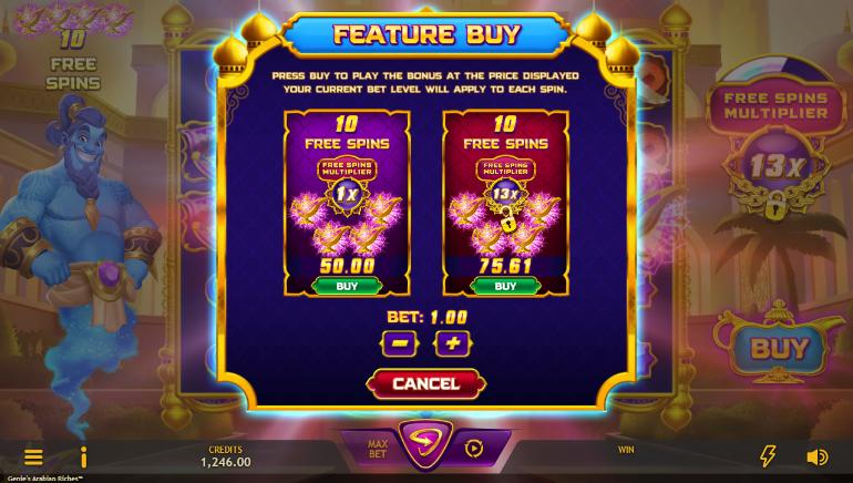 Arabian Riches™ Buy Feature