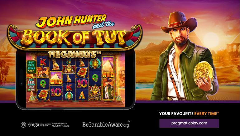 Pragmatic Play Release Its Newest Addition: "John Hunter and the Book of Tut Megaways™"
