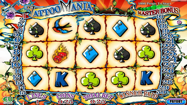 EUcasino screenshot 2